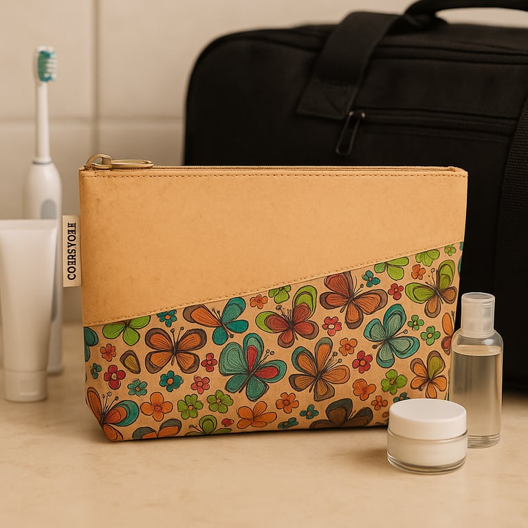 CORKSTORE Annie cork toiletry bag wholesale